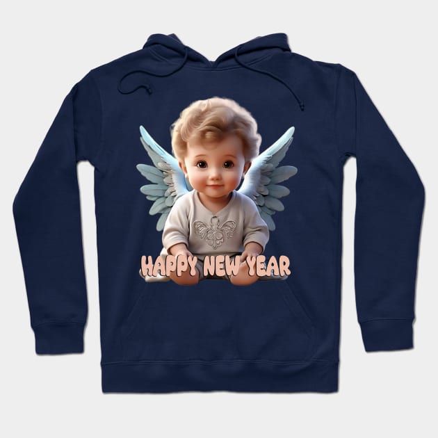 Happy New Year Hoodie by likbatonboot